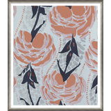 'Asian Textile Designs' Framed Graphic Art Print