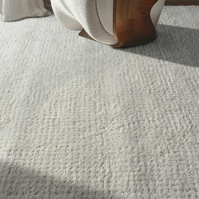 Tapis blanc ivoire 9 x 12 Uttermost Clayhill, Rectangle 9 pi x 12 pi