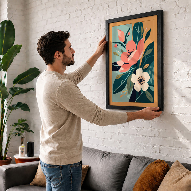 Blooming Botanica Botanical - Framed Print, Unframed, A1 - 84.1 x 59.4 cm