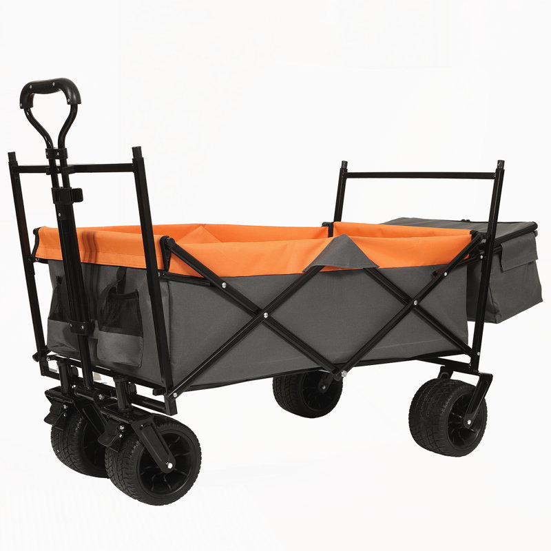 Collapsible Wagon with Canopy, Orange