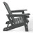 Outdoor Poly Adirondack Chair With Side Table-118433311