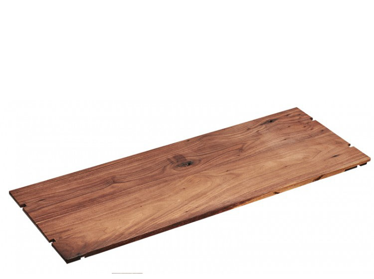 Rectangular Riser Shelf, Walnut, 0.5'' H x 48'' W x 12'' D