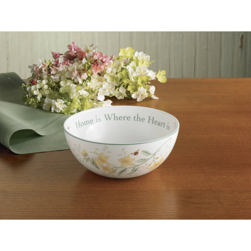 Papillon Lenox 38 oz. Bol à salade Sentiment