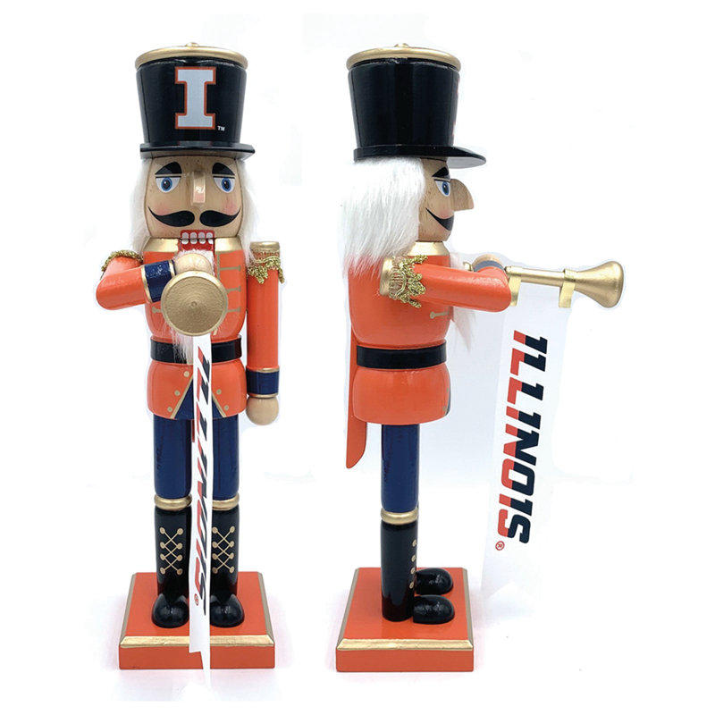Casse-noisette NCAA College Spirit, Illinois Illini