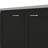 Cabinet Set, Two Shelves Black