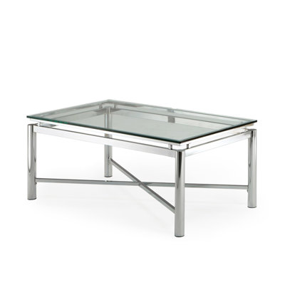 Delara Glass Top Coffee Table