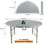 Table pliante portative 59 po-88864202