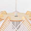 Lustre géométrique en bois Beavin