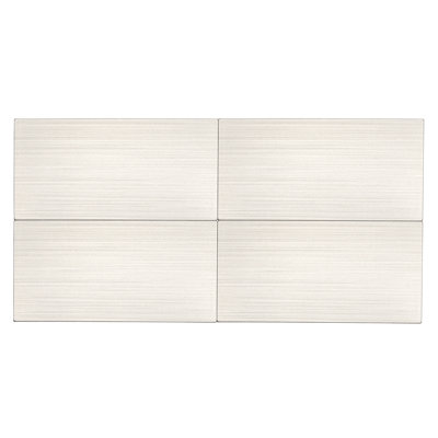 Carreau de mosaïque auto-adhésif en métal 3 po x 6 po