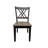 Donsha Solid Wood Cross Back Dining Chair In Walnut Maple-491371357