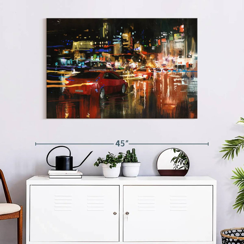 Mehar LA Night Rush, 26" H x 39" W