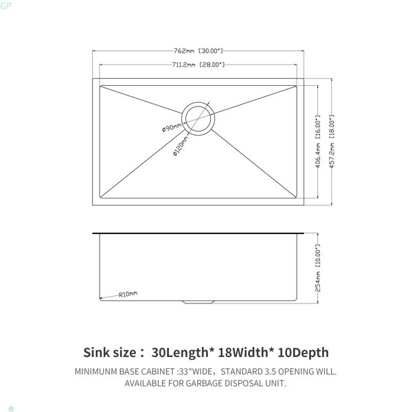 Dimensions du produit