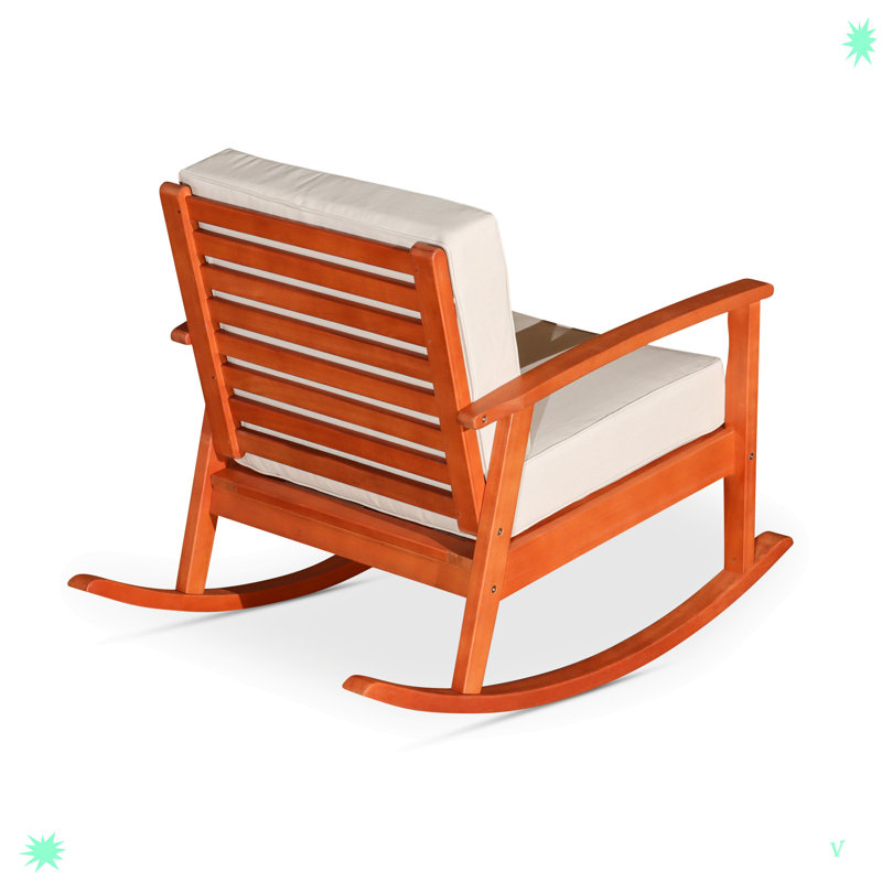 Wood Outdoor Lounge Chair, Natural