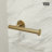 VIGO Elan 3-Piece Matte Brushed Gold Bathroom Hardware Set with 24-in Towel Bar, Toilet Paper Holder and Hand Towel Holder-124825270
