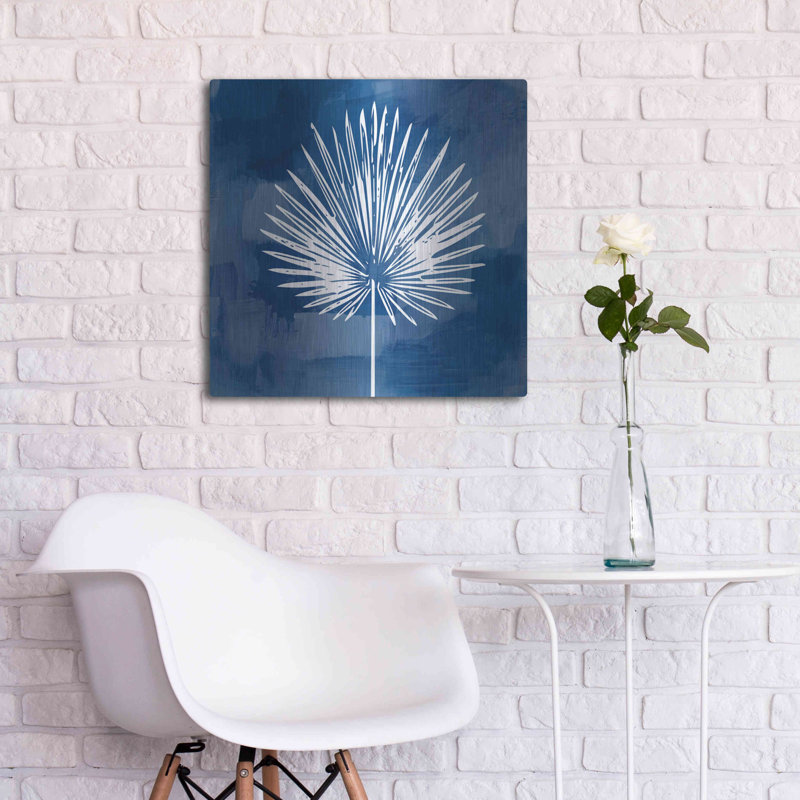 «Painted Sky Palm Leaf» par Linda Woods, H 24 po x l 24 po