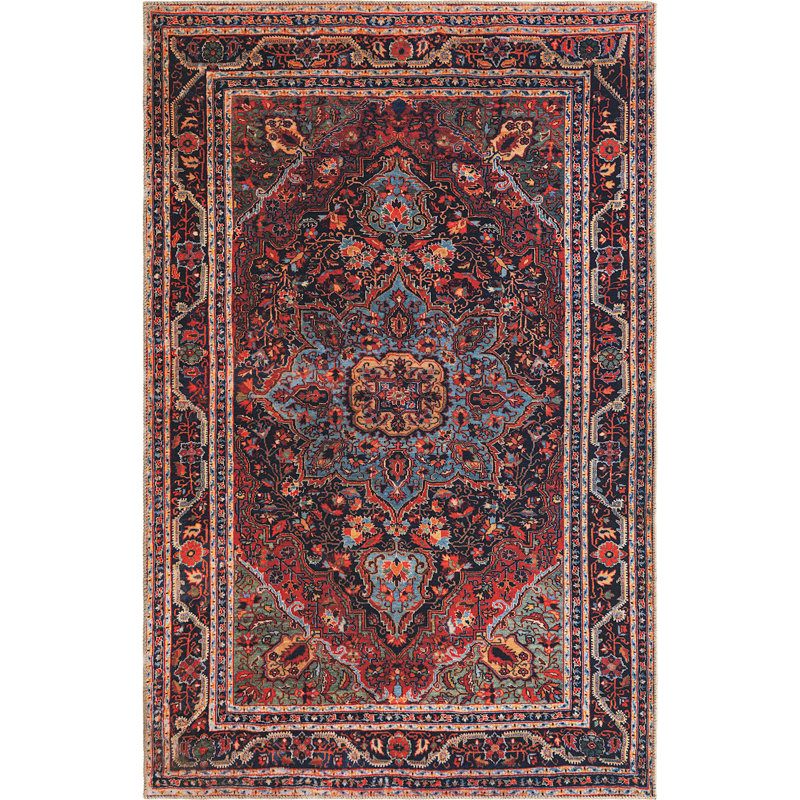 Mauri Chenille Oriental Indoor Rug, Rectangle 5' x 8'