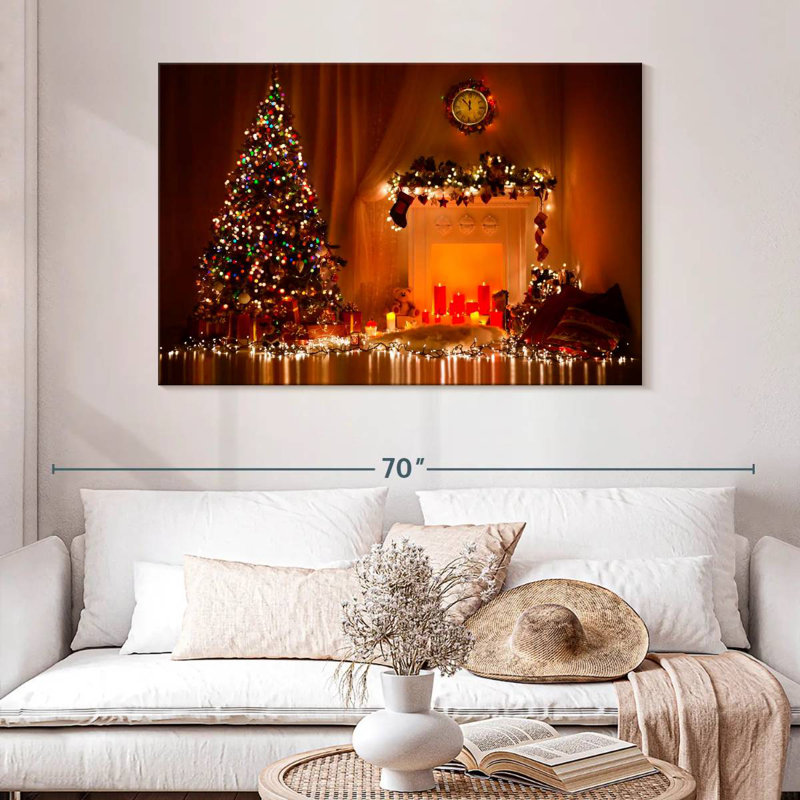 Décoration de Noël magique, H 32 po x l 48 po