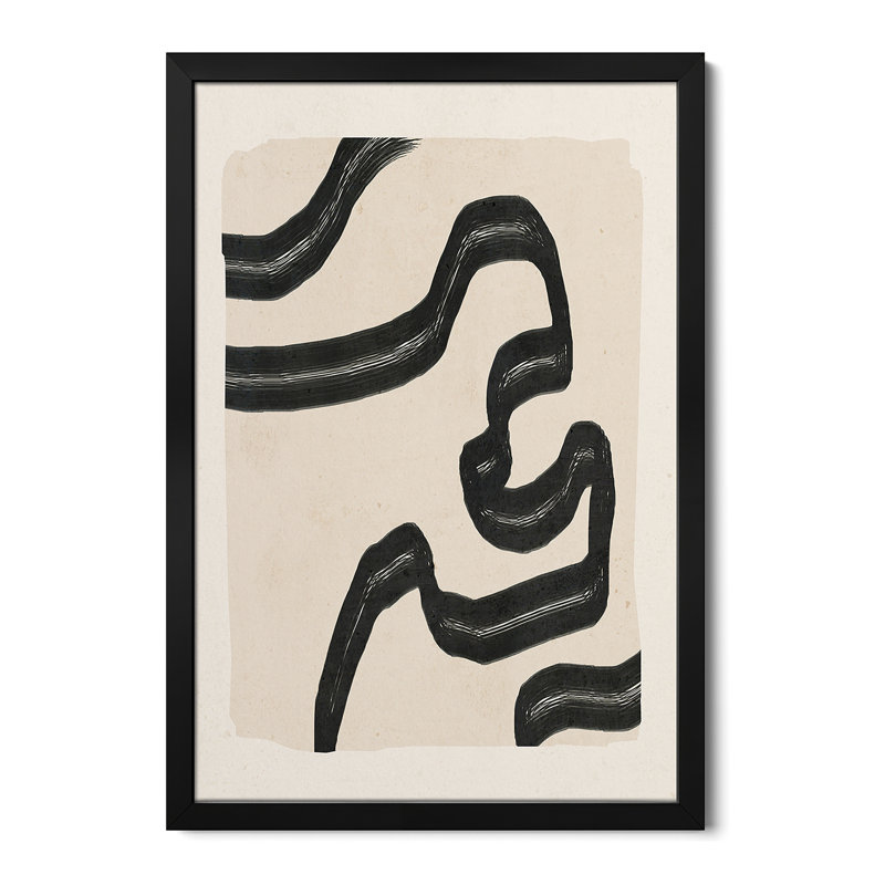 Art abstrait minimal - reproduction d'art murale - affiche de galerie, H 32 po x l 24 po