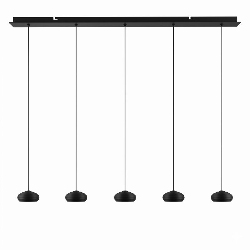 Chana 5 - Light Cluster Pendant, Black