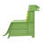 Teamson Kids Dinosaur Bookcase / Toy Organizer
