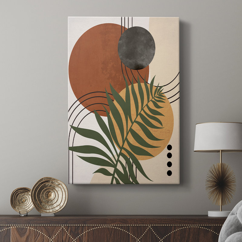 Contemporary Palm I - galerie sur mesure, H 18 po x l 12 po