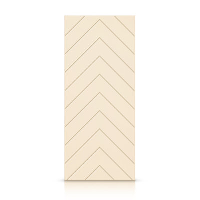 Porte standard lambrissée en bois manufacturé
