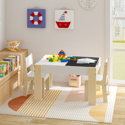 Hassler Kids 3 -Piece Activity Table and Chair Set