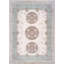 Khotan Hand Knotted Wool Oriental Area Rug in Ivory/Green
