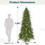 Arbre de Noël épinette vert pré-éclairé-430516407