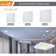 9 in. Square Color Selectable Integrated LED Flush Mount Downlight
