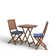 Fleur 2 - Person Square Outdoor Dining Set with Cushions