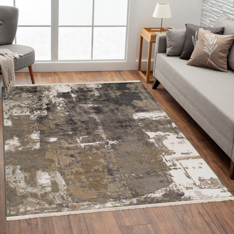 Elmdale Abstract Indoor Rug, Rectangle 5' x 7'