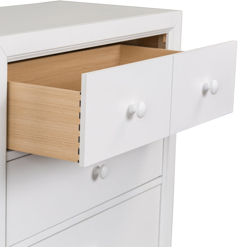 Droskyn 5 Drawer Standard Chest, White