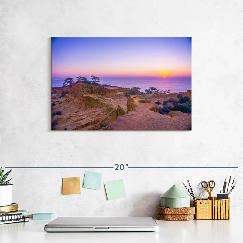 Gillard Torrey Pines Sunset, 8" H x 12" W