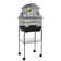 121cm Steel Pointed Top Floor Bird Cage with Wheels
