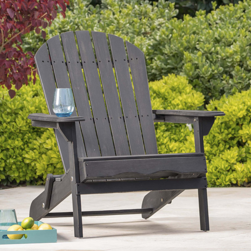 Chaise Adirondack Malibu, Gris foncé