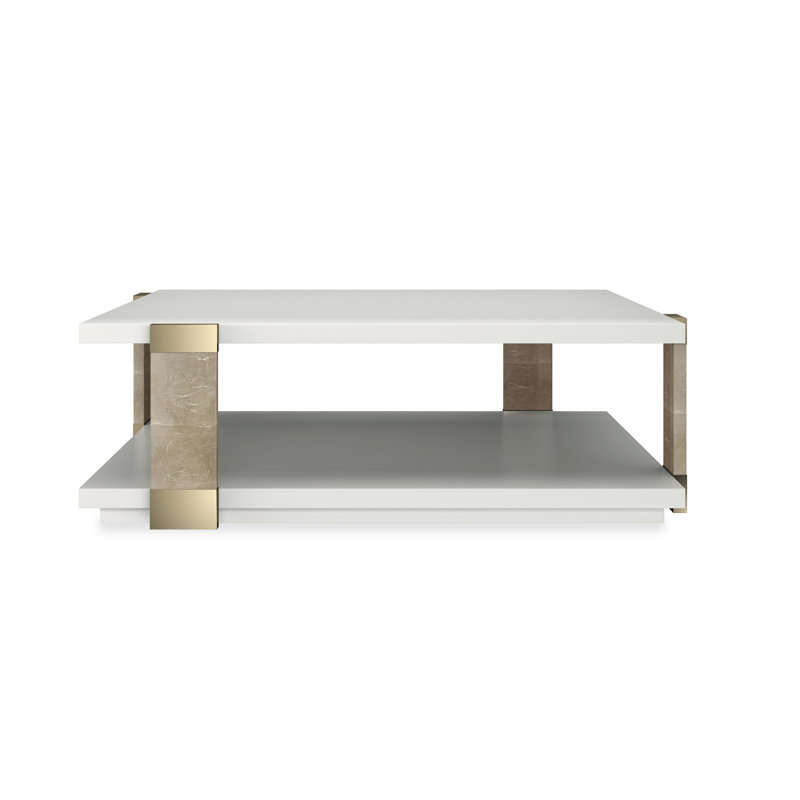 Caracole Classic Coffee Table, Almond Milk