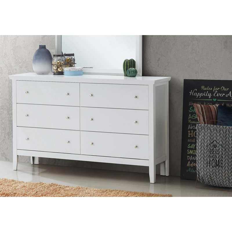 Commode pour chambre Glory Furniture Primo, Blanc