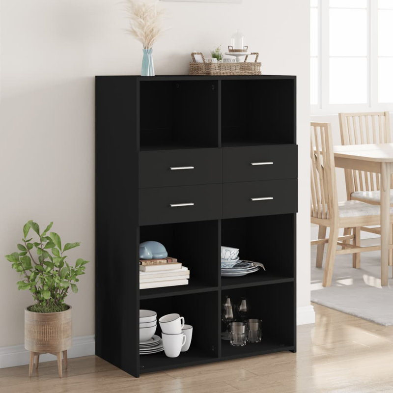 Alna 80cm Sideboard, Black