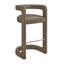 Ensemble de 2 tabourets de bar Winslow Premium en cuir végétalien, couleur champignon-1557980731