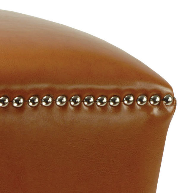 Maiden Upholstered Ottoman, Saddle