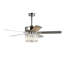 Ventilateur de plafond en cristal à 5 pales Andeee avec télécommande et ensemble d'éclairage inclus