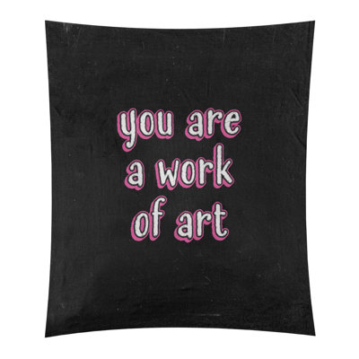 Tapisserie en polyester tableau noir quot
