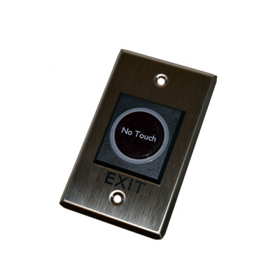 Black Push Button Doorbell