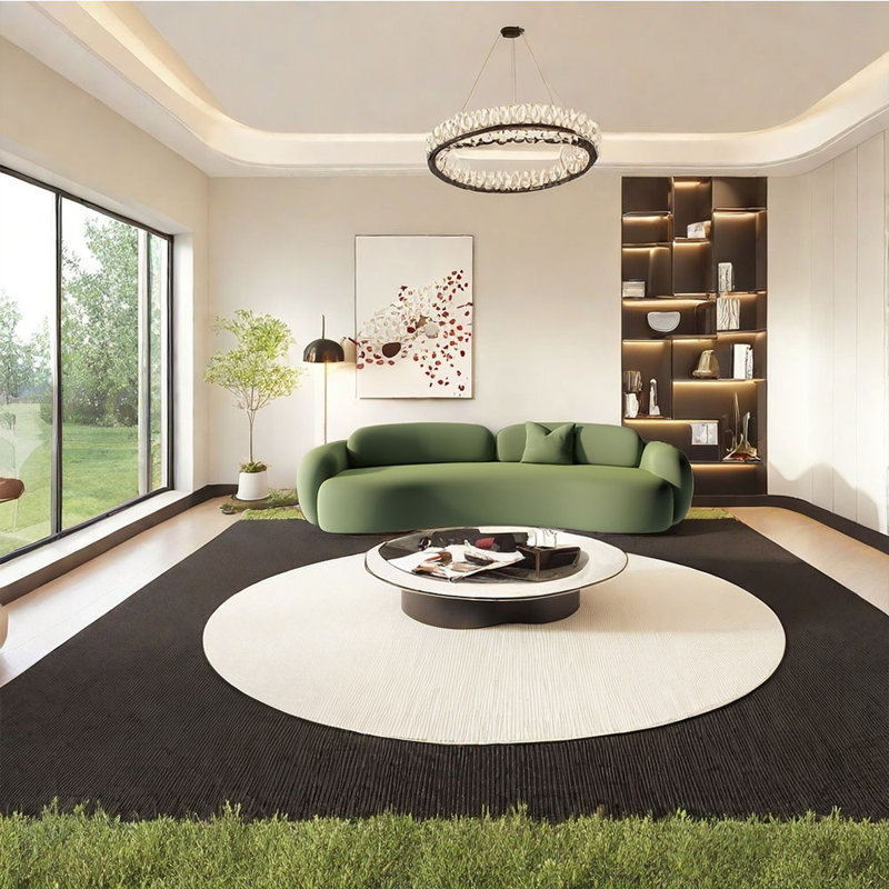 Enyce, 27.56" H x 70.87" W x 35.43" D, 2, Olive