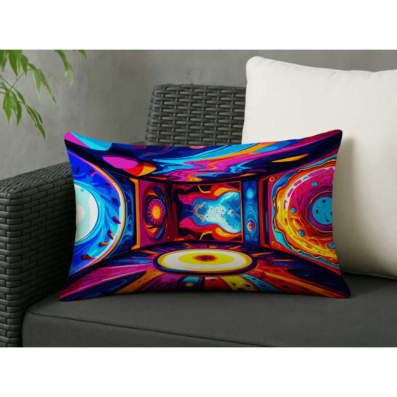 Ether Vision Indoor And Outdoor Throw Pillow, Rectangle 20"H x 14"W