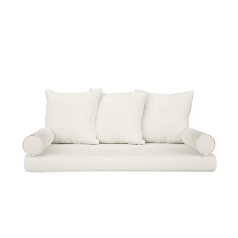  Ensemble de matelas et d'oreiller de balançoire, 6", Simple, Blanc