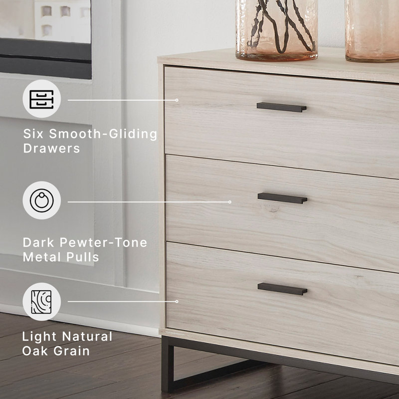 Manuel 59'' W 6 - Drawer Dresser