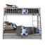 Jason Grey Finish Twin/Full Bunk Bed W/Storage