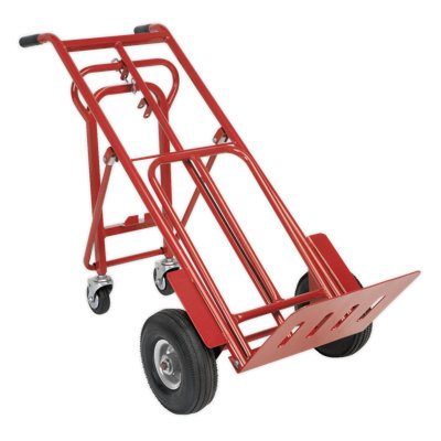 Maxime 127.5cm H x 60cm W x 45cm D 250kg Pneumatic Tyres Hand Truck Trolley